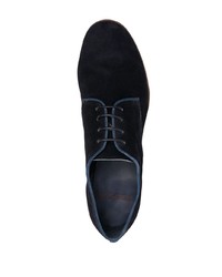 dunkelblaue Wildleder Derby Schuhe von Premiata