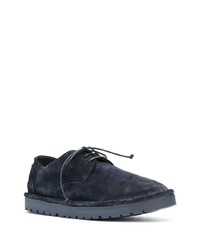 dunkelblaue Wildleder Derby Schuhe von Marsèll