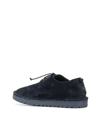 dunkelblaue Wildleder Derby Schuhe von Marsèll