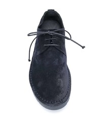 dunkelblaue Wildleder Derby Schuhe von Marsèll