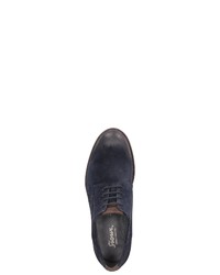 dunkelblaue Wildleder Derby Schuhe von Sioux