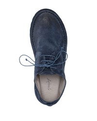 dunkelblaue Wildleder Derby Schuhe von Marsèll