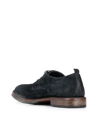 dunkelblaue Wildleder Derby Schuhe von Moma