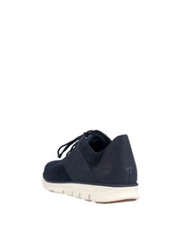 dunkelblaue Wildleder Derby Schuhe von Timberland