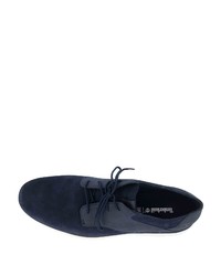 dunkelblaue Wildleder Derby Schuhe von Timberland