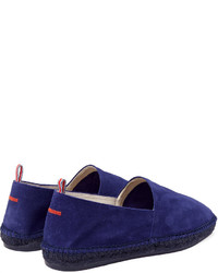 dunkelblaue Wildleder Espadrilles von Castaner