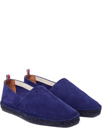 dunkelblaue Wildleder Espadrilles von Castaner