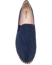 dunkelblaue Wildleder Espadrilles von Baldinini