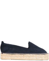 dunkelblaue Wildleder Espadrilles von Manebi