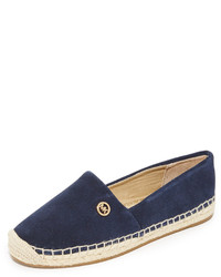 dunkelblaue Wildleder Espadrilles von MICHAEL Michael Kors