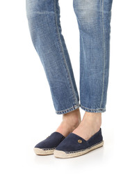 dunkelblaue Wildleder Espadrilles von MICHAEL Michael Kors