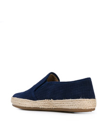 dunkelblaue Wildleder Espadrilles von Baldinini