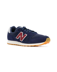 dunkelblaue Wildleder niedrige Sneakers von New Balance