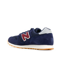 dunkelblaue Wildleder niedrige Sneakers von New Balance