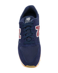 dunkelblaue Wildleder niedrige Sneakers von New Balance