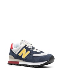 dunkelblaue Wildleder niedrige Sneakers von New Balance