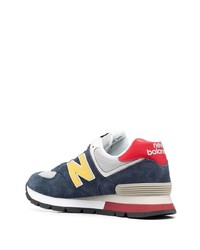 dunkelblaue Wildleder niedrige Sneakers von New Balance