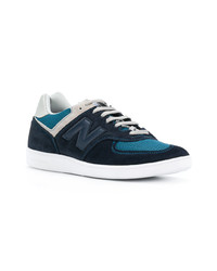 dunkelblaue Wildleder niedrige Sneakers von New Balance