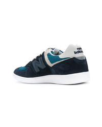 dunkelblaue Wildleder niedrige Sneakers von New Balance