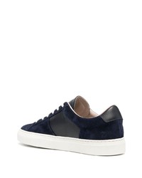 dunkelblaue Wildleder niedrige Sneakers von Common Projects