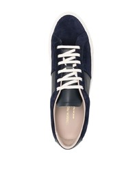 dunkelblaue Wildleder niedrige Sneakers von Common Projects