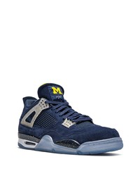 dunkelblaue Wildleder niedrige Sneakers von Jordan