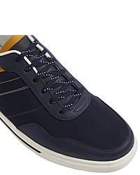 dunkelblaue Wildleder niedrige Sneakers von Aldo