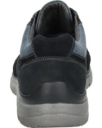 dunkelblaue Wildleder niedrige Sneakers von Bama