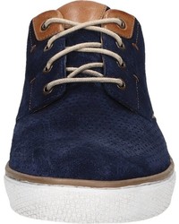 dunkelblaue Wildleder niedrige Sneakers von Bama