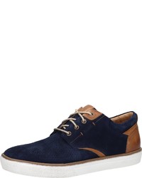 dunkelblaue Wildleder niedrige Sneakers von Bama