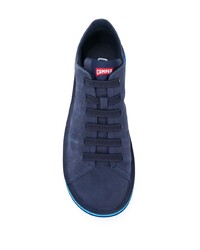 dunkelblaue Wildleder niedrige Sneakers von Camper