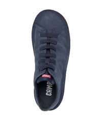 dunkelblaue Wildleder niedrige Sneakers von Camper