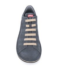 dunkelblaue Wildleder niedrige Sneakers von Camper