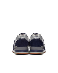 dunkelblaue Wildleder niedrige Sneakers von New Balance