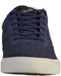 dunkelblaue Wildleder niedrige Sneakers von Boxfresh