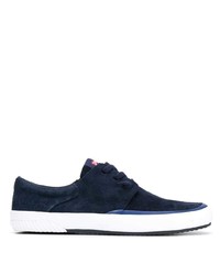 dunkelblaue Wildleder niedrige Sneakers von Camper