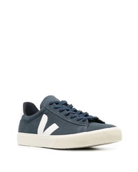 dunkelblaue Wildleder niedrige Sneakers von Veja