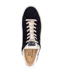 dunkelblaue Wildleder niedrige Sneakers von Woolrich