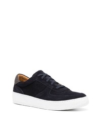 dunkelblaue Wildleder niedrige Sneakers von Unseen Footwear