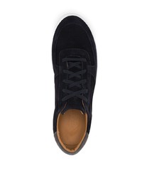 dunkelblaue Wildleder niedrige Sneakers von Unseen Footwear