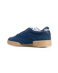 dunkelblaue Wildleder niedrige Sneakers von Reebok