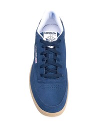 dunkelblaue Wildleder niedrige Sneakers von Reebok