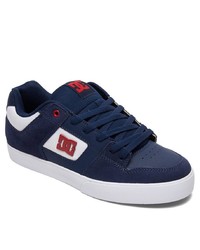 dunkelblaue Wildleder niedrige Sneakers von DC Shoes