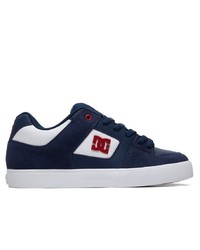 dunkelblaue Wildleder niedrige Sneakers von DC Shoes