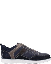 dunkelblaue Wildleder niedrige Sneakers von Dockers by Gerli