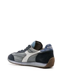 dunkelblaue Wildleder niedrige Sneakers von Diadora