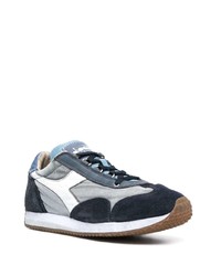 dunkelblaue Wildleder niedrige Sneakers von Diadora