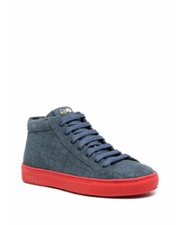 dunkelblaue Wildleder niedrige Sneakers von Hide&Jack