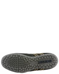 dunkelblaue Wildleder niedrige Sneakers von Geox