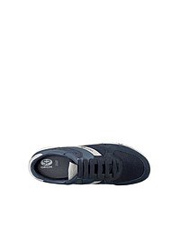 dunkelblaue Wildleder niedrige Sneakers von Geox